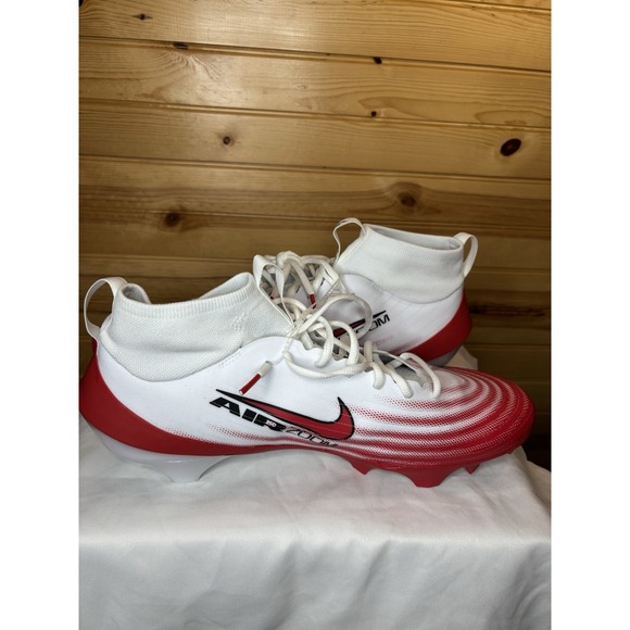 Nike Air Zoom Air Vapor Pro 1 Football Cleats White/Red Men 14.5‎ New FB3298-102 main image 7